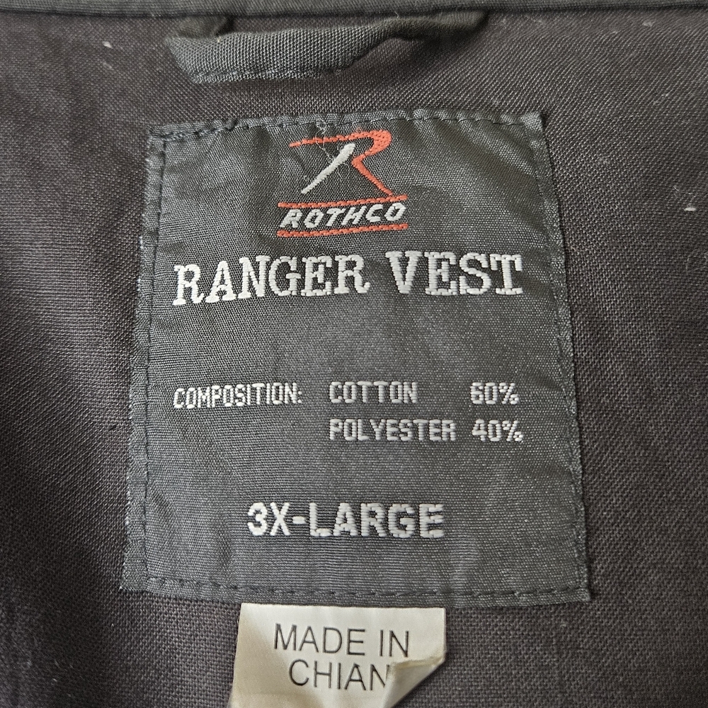 Rothco Black Military Field Jacket - Picture 3 of 3
